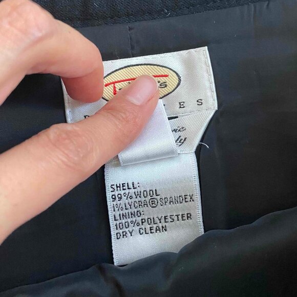 Vintage Talbots Wool Flare Circle Midi Skirt Size 6P Office Career Professional - Picture 4 of 9